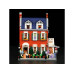 Lumibricks Redbrick Row House mit LED-Beleuchtung Lumibricks Redbrick Row House mit LED-Beleuchtung