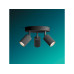 Philips Wyatt Aufbauspot 3x, rund ohne Leuchtmittel GU10, schwarz