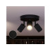 Philips Wyatt Aufbauspot 3x, rund ohne Leuchtmittel GU10, schwarz