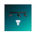 Philips Wyatt Aufbauspot 3er Balken ohne Leuchtmittel schwarz