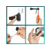 Philips Wyatt Aufbauspot 3er Balken ohne Leuchtmittel GU10, weiss