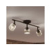Philips Horen Aufbauspot 3x Balken ohne Leuchtmittel GU10, schwarz