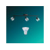 Philips Horen Aufbauspot 3x Balken ohne Leuchtmittel GU10, schwarz