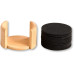 Kesper Untersetzer Filz Bambus 12er-Set Rund Schwarz Kesper Untersetzer Filz Bambus 12er-Set Rund Schwarz