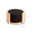 Kesper Untersetzer Filz Bambus 12er-Set Rund Schwarz Kesper Untersetzer Filz Bambus 12er-Set Rund Schwarz