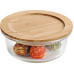 Kesper Aufbewahrungsglas mit Bambusdeckel rund 300 ml
