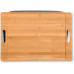 Kesper Knietablett Bambus mit Kissen Grau 45 x 31 x 8 cm Kesper Knietablett Bambus mit Kissen Grau 45 x 31 x 8 cm