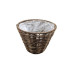 CHALET Chalet Rattan Topf Kobo Wild S Braun CHALET Chalet Rattan Topf Kobo Wild S Braun