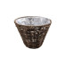 CHALET Chalet Rattan Topf Kobo Wild M Braun CHALET Chalet Rattan Topf Kobo Wild M Braun