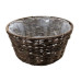 CHALET Chalet Rattan Schale Kobo Wild M Braun CHALET Chalet Rattan Schale Kobo Wild M Braun