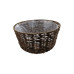 CHALET Chalet Rattan Schale Kobo Wild L Braun