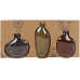 CHALET Chalet Glasvase Lou 3er Set Box CHALET Chalet Glasvase Lou 3er Set Box