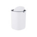 relaxdays Tischabfalleimer 1.5 l, Grau/Weiss