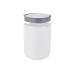 relaxdays Tischabfalleimer 1.5 l, Grau/Weiss