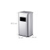 relaxdays Standaschenbecher Silber