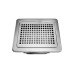 relaxdays Standaschenbecher Silber