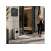 relaxdays Standaschenbecher Silber
