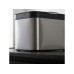 relaxdays Biomüllsammler 4.5 l, Schwarz/Silber