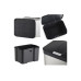 relaxdays Biomüllsammler 4.5 l, Schwarz/Silber
