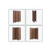 relaxdays Paravent Braun relaxdays Paravent Braun
