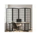 relaxdays Paravent Schwarz/Weiss relaxdays Paravent Schwarz/Weiss