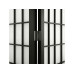 relaxdays Paravent Schwarz/Weiss relaxdays Paravent Schwarz/Weiss
