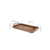 relaxdays Serviertablett Schwarz/Braun relaxdays Serviertablett Schwarz/Braun