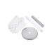 relaxdays WC-Set Silber relaxdays WC-Set Silber