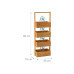 relaxdays Regal 28 x 88 cm, Braun relaxdays Regal 28 x 88 cm, Braun