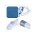 relaxdays Ärmelbrett Blau/Weiss