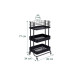 relaxdays Rollregal 45 x 77 x 34 cm, Schwarz relaxdays Rollregal 45 x 77 x 34 cm, Schwarz