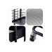 relaxdays Rollregal 45 x 77 x 34 cm, Schwarz relaxdays Rollregal 45 x 77 x 34 cm, Schwarz