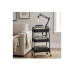 relaxdays Rollregal 44 x 80 x 32 cm, Schwarz relaxdays Rollregal 44 x 80 x 32 cm, Schwarz