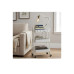 relaxdays Rollregal 44 x 80 x 32 cm, Weiss relaxdays Rollregal 44 x 80 x 32 cm, Weiss
