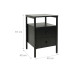 relaxdays Nachttisch 40 x 61 cm, Schwarz relaxdays Nachttisch 40 x 61 cm, Schwarz