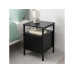 relaxdays Nachttisch 40 x 61 cm, Schwarz relaxdays Nachttisch 40 x 61 cm, Schwarz