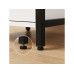 relaxdays Nachttisch 40 x 60 cm, Schwarz/Braun relaxdays Nachttisch 40 x 60 cm, Schwarz/Braun