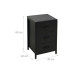 relaxdays Nachttisch 40 x 60 cm, Schwarz relaxdays Nachttisch 40 x 60 cm, Schwarz