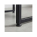 relaxdays Nachttisch 40 x 40 cm, Schwarz/Braun relaxdays Nachttisch 40 x 40 cm, Schwarz/Braun