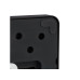 relaxdays WC-Garnitur Edelstahl Bambus Schwarz Hellbraun relaxdays WC-Garnitur Edelstahl Bambus Schwarz Hellbraun