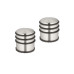 relaxdays Türstopper Edelstahl Gummi 2er Set relaxdays Türstopper Edelstahl Gummi 2er Set