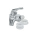 relaxdays Getränkespender Glas Eisen Kunststoff Transparent Silber relaxdays Getränkespender Glas Eisen Kunststoff Transparent Silber