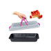 relaxdays Backblech mit Deckel Carbon-Stahl Kunststoff Pink relaxdays Backblech mit Deckel Carbon-Stahl Kunststoff Pink