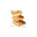 relaxdays Obst-Etagere Hellbraun relaxdays Obst-Etagere Hellbraun