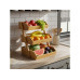 relaxdays Obst-Etagere Hellbraun relaxdays Obst-Etagere Hellbraun
