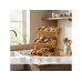 relaxdays Obst-Etagere Hellbraun relaxdays Obst-Etagere Hellbraun