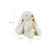 relaxdays Türstopper Hase Stoff Creme relaxdays Türstopper Hase Stoff Creme