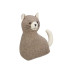 relaxdays Türstopper Katze Stoff Polyester Sand Braun Beige relaxdays Türstopper Katze Stoff Polyester Sand Braun Beige