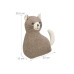 relaxdays Türstopper Katze Stoff Polyester Sand Braun Beige relaxdays Türstopper Katze Stoff Polyester Sand Braun Beige