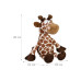 relaxdays Türstopper Giraffe Polyester Sand Braun Beige relaxdays Türstopper Giraffe Polyester Sand Braun Beige
